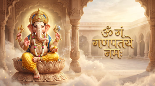 ॐ गं गणपतये नमः मंत्र का अर्थ, लाभ और जप करने की सम्पूर्ण मार्गदर्शिका